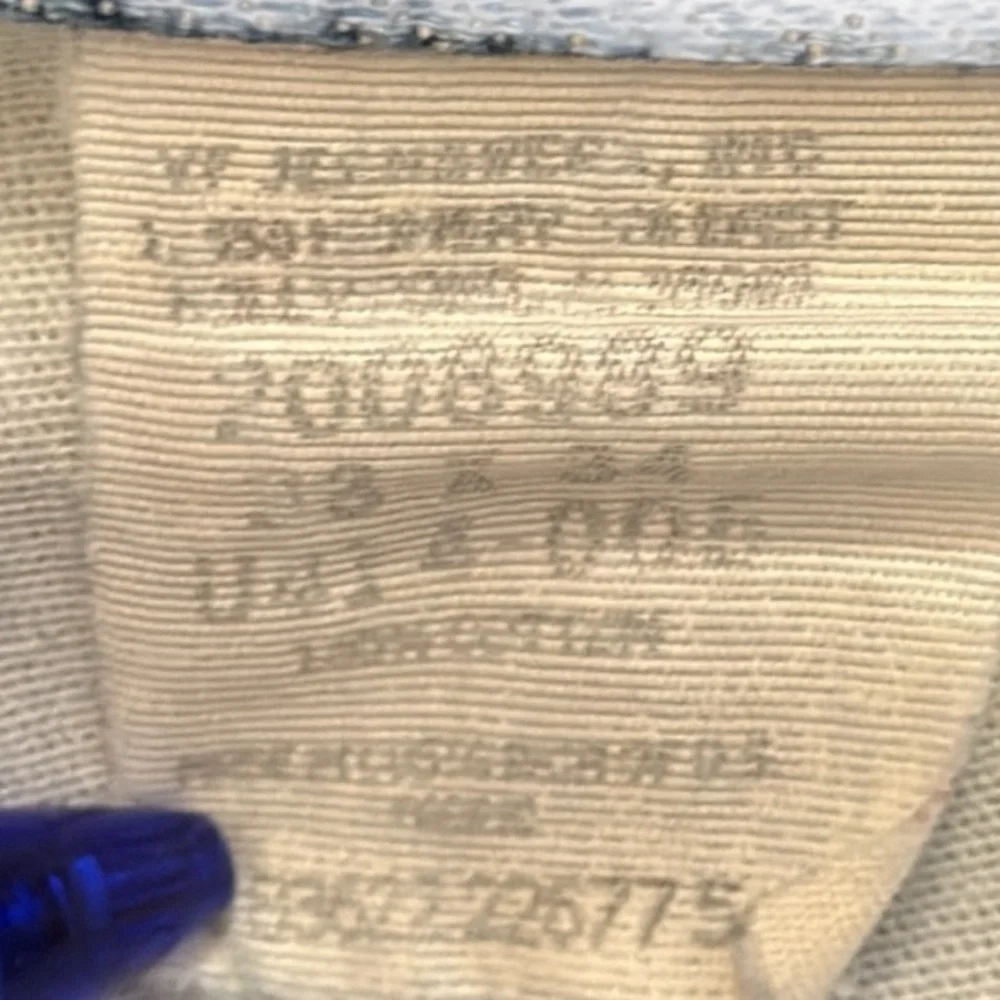 Vintage 90s Lee Straight Leg Jeans 100% Cotton Dark Blue Patch 1889 Button 31x33 - Picture 13 of 14